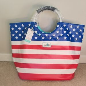 Swig brand American Flag Tote Bag